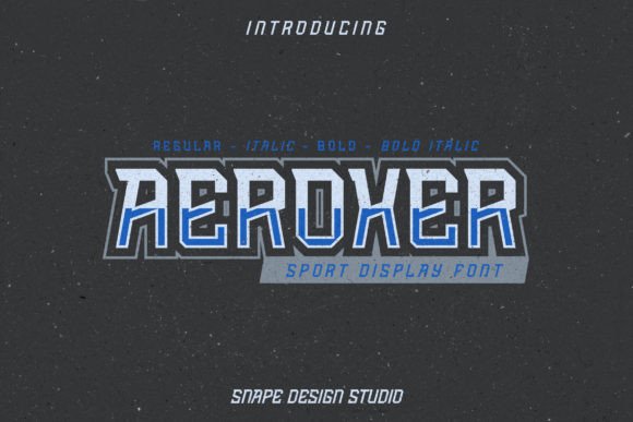 Aeroxer: A Bold Display Font That Builds Brand Trust