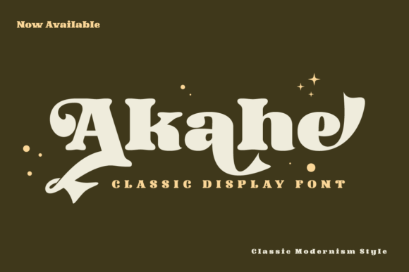 Akahe: A Display Font That Bridges Tradition and Modernity