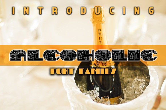 Alcoholic: A Display Font That Makes Your Headlines Unmistakable