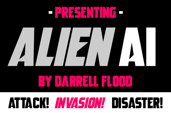 Alien AI Font: A Modern Display Typeface for Standout Branding