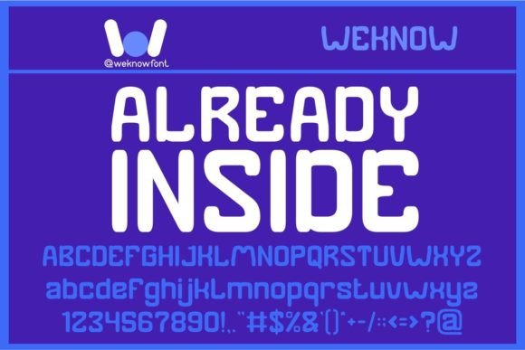 Already Inside: A Display Font That Anchors Your Message