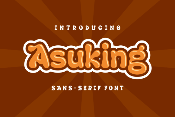 Asuking: A Playful Display Font That Strengthens Your Brand