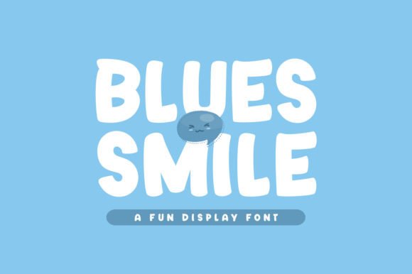 Blues Smile: A Playful Display Font That Makes Your Brand Instantly Memorable