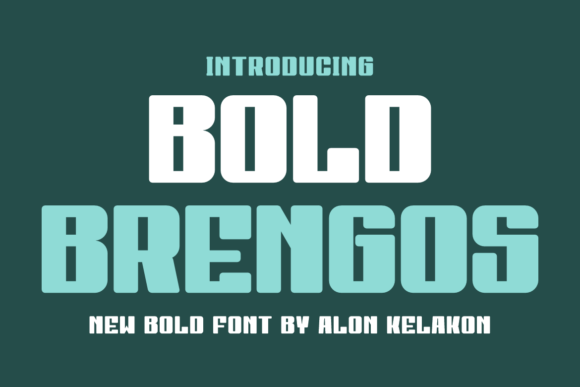 Bold Brengos: A Display Font That Anchors Your Editorial Voice