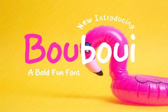 Bouboui: A Bold Display Font That Elevates Real Small Business Branding