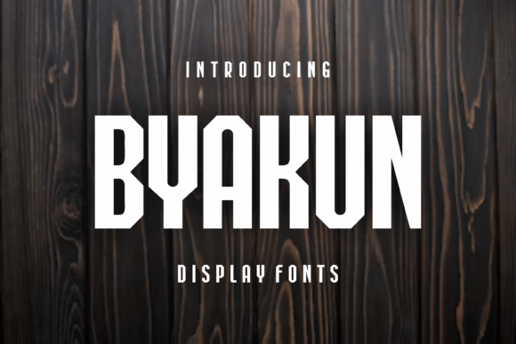 Byakun: A Display Font That Makes Your Headlines Instantly Clickable