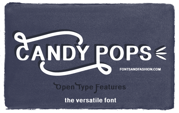 Candy Pops: A Friendly Display Font That Builds Brand Trust