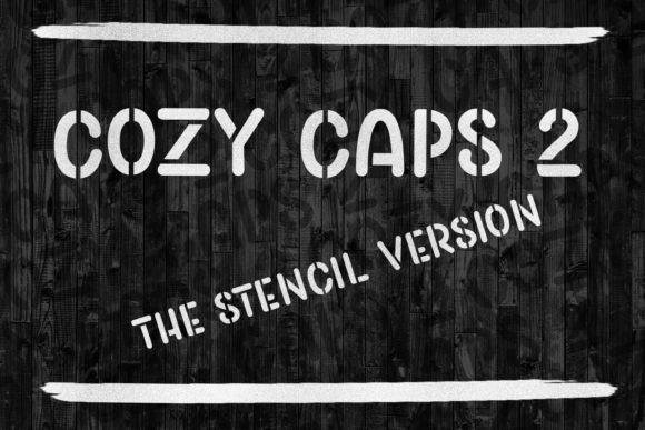 Cozy Caps 2: A Bold, Friendly Display Font for Handmade Labels & Printables
