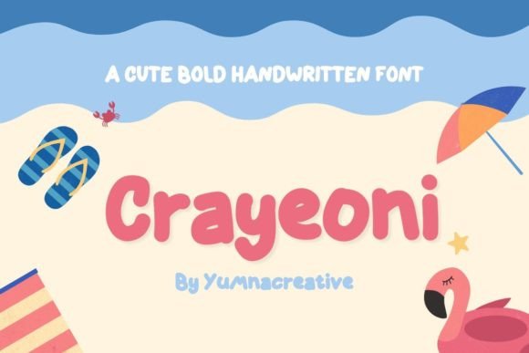 Crayeoni: A Playful Handwritten Display Font for Digital Brands