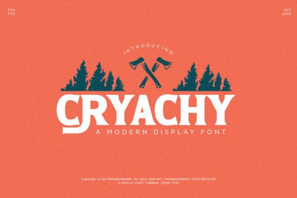 Cryachy: A Bold Display Font for Campaign Headlines That Cut Through the Feed