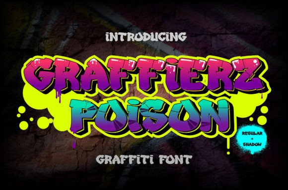 Graffierz Poison: A Bold Display Font for Digital Brand Impact