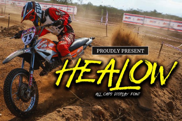 Healow: A Brush Font That Feels Alive in Real Branding