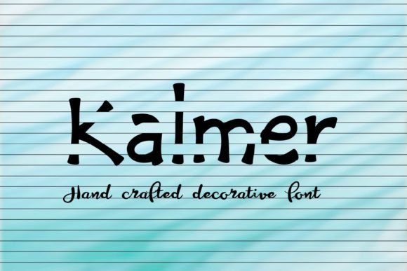 Kalmer: A Playful Display Font for Editorial Charm