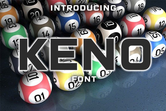 Keno: A Bold, Striking Display Font for Real Branding Work
