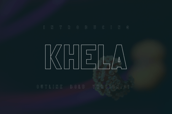Khela Outline: A Bold Display Font for Crafters & Sellers