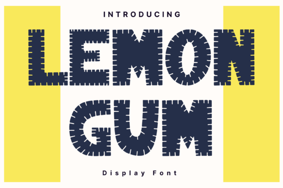 Lemon Gum: A Whimsical Handwritten Display Font That Just Works