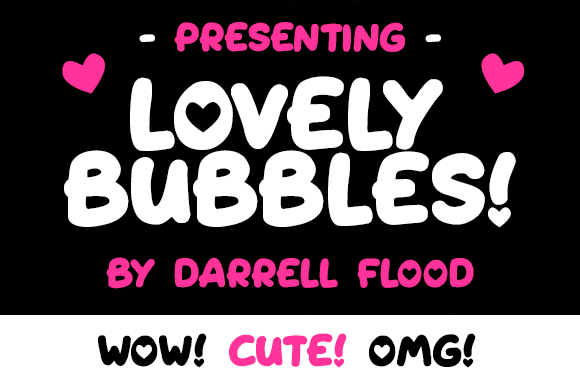Lovely Bubbles: A Playful Display Font That Delivers Joy—Not Just Gimmicks