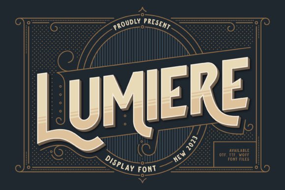 Lumiere: A Display Font That Feels Like a Gentle Smile
