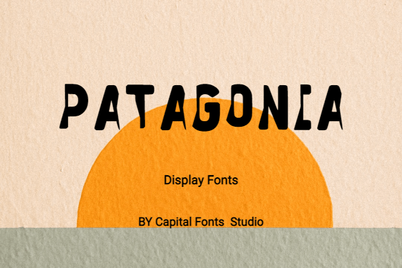Patagonia Display Font for Handmade Creators