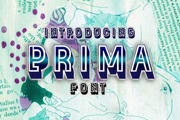 Prima: A Modern 3D Display Typeface for Confident Web Headlines