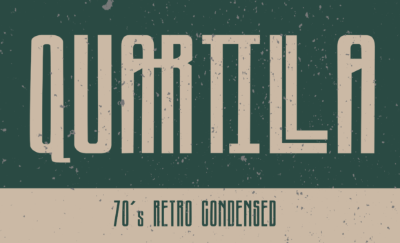 Quartilla: A Retro-Modern Display Font for Digital Branding