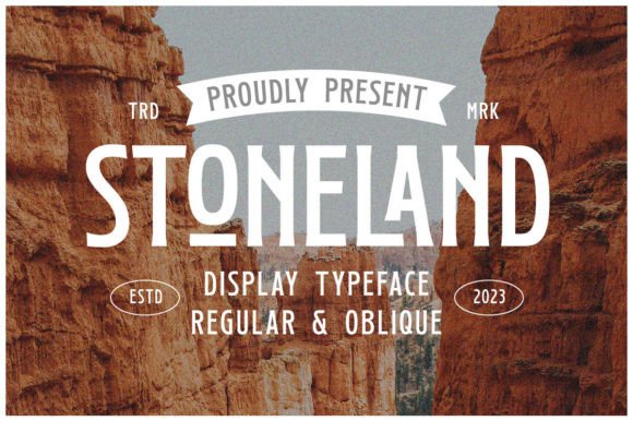 Stoneland: A Display Font That Earns Its Weight