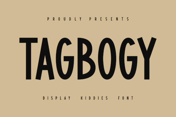 Tagbogy: A Modern Display Font That Anchors Brand Identity
